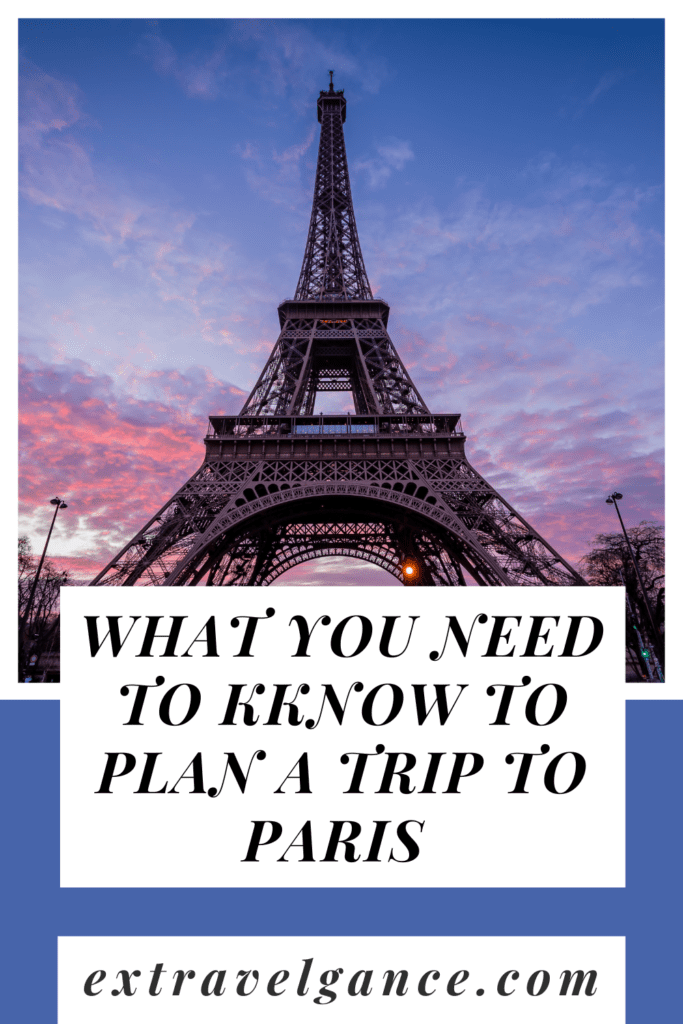 plan a trip to paris