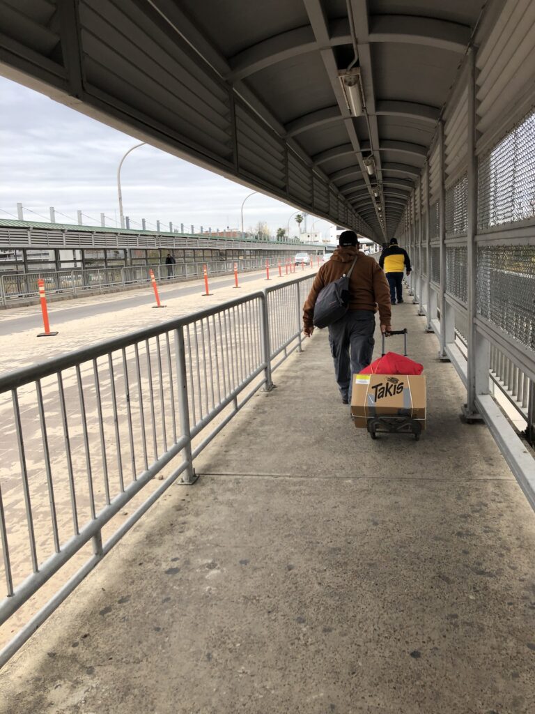 Mexico Border town shopping day